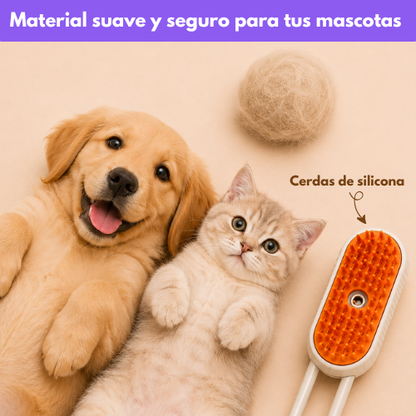 CEPILLO VAPORIZADOR PARA MASCOTAS