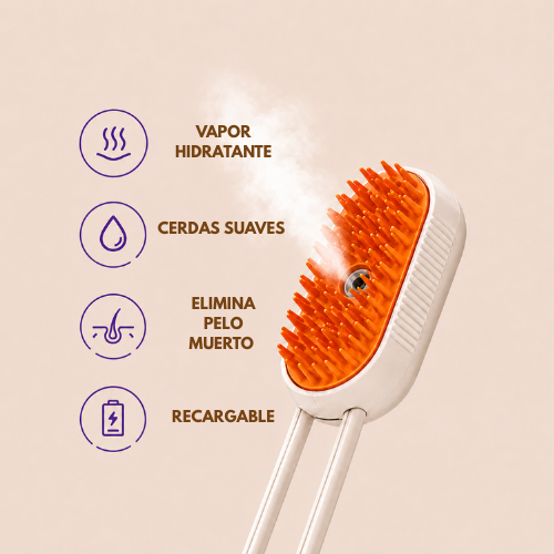 CEPILLO VAPORIZADOR PARA MASCOTAS