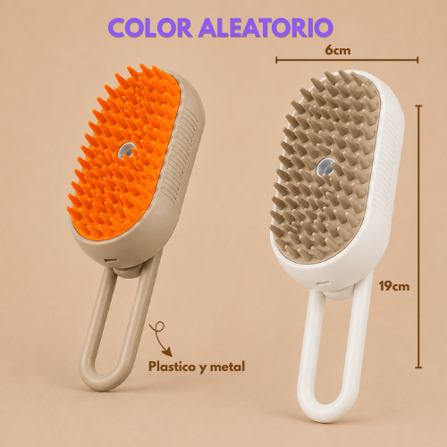 CEPILLO VAPORIZADOR PARA MASCOTAS